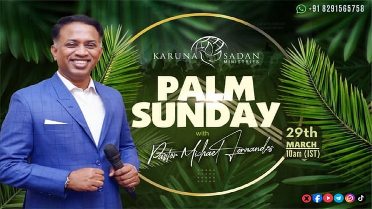 20260329 | KSM |  PALM SUNDAY SERVICE | [ LIVE 🔴 ] | Pastor Michael Fernandes