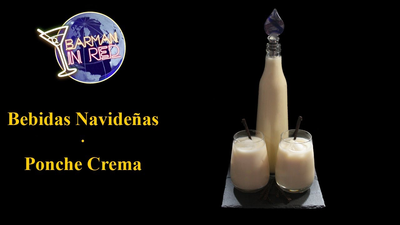 BEBIDAS NAVIDEÑAS · RECETA PONCHE CREMA 🎄