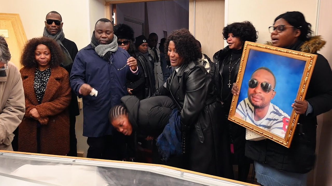 Levée de corps à Paris de Androuche LOUKENZI en Partance du Congo Brazzaville