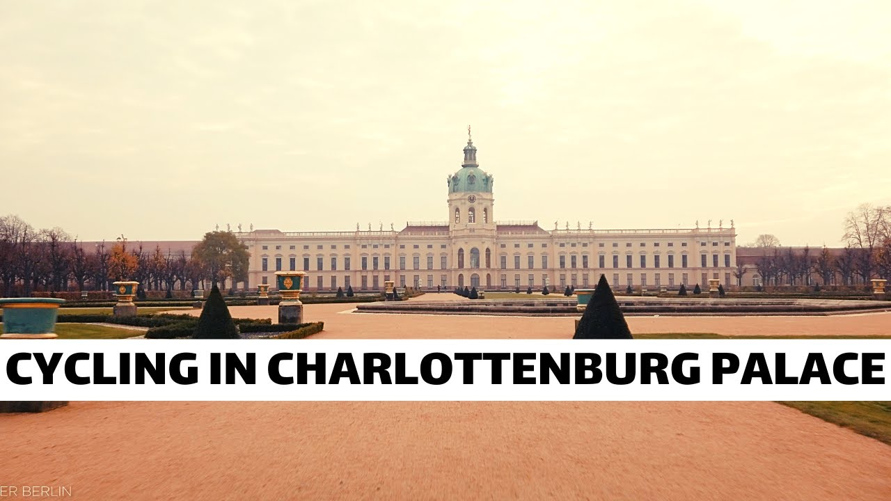 [4K] City Walk Berlin, Germany - Cycling in Charlottenburg Palace Spree River City Walk Tour ASMR