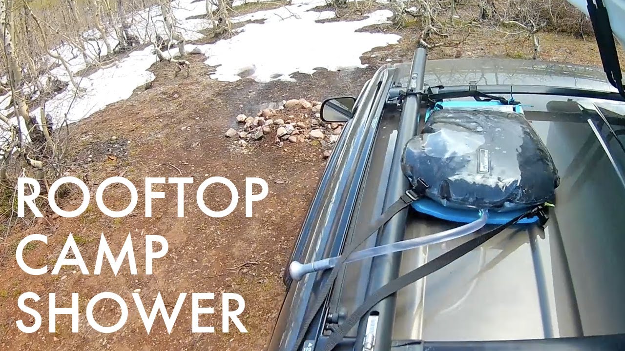 Adding a Solar Camp Shower to My Car's Roof (Car Camping/Vandwelling Tip)