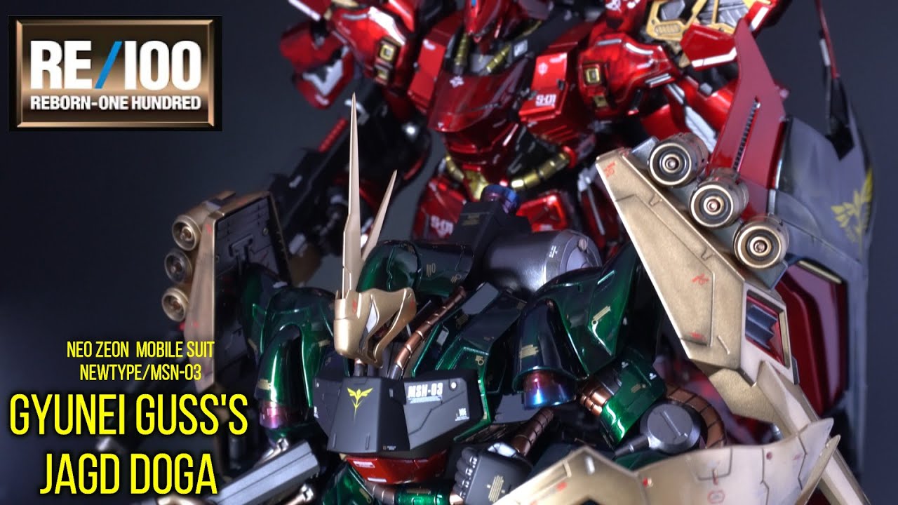 【ガンプラ】REヤクトドーガを全塗装してサザビーと並べたら超絶カッコよかった！