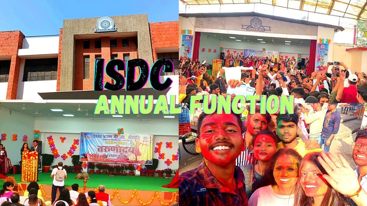 Holi se phele holi khel li 😂😂||Annual Function #isdc #allahabaduniversity ||Harsh Pataria Vlogs