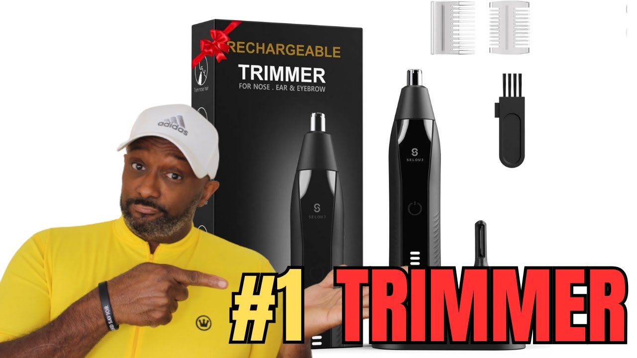 🔥 2025 Nose & Ear Hair Trimmer That Actually Works! Painless, Powerful & Waterproof!