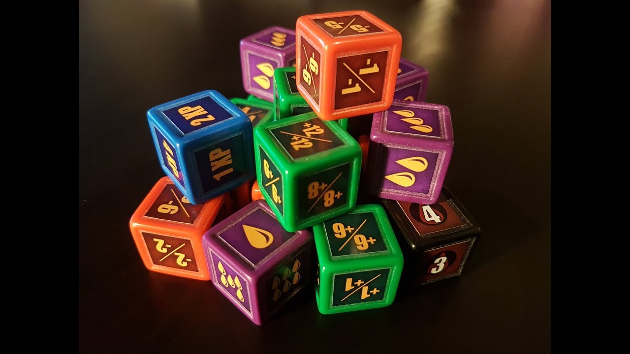 Game Crafter Dice Counters Versus Edition Dice Review | VS System 2PCG