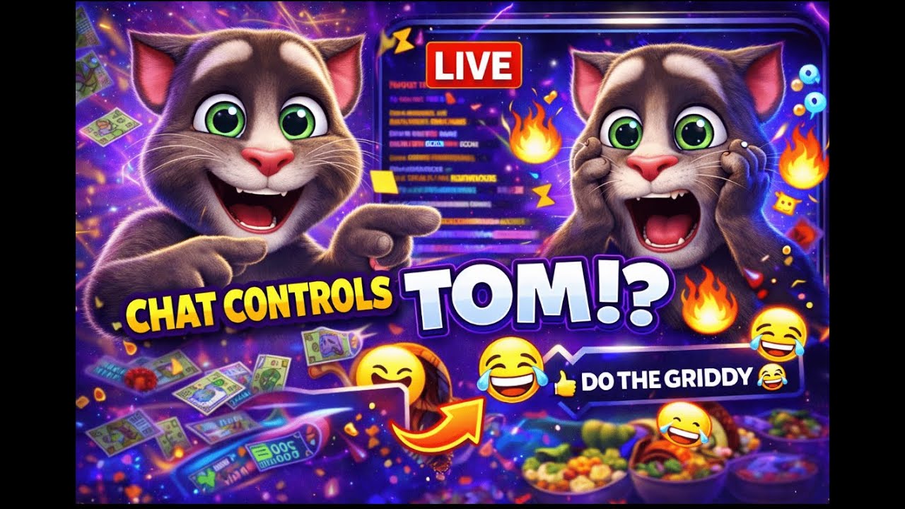 Talking Tom on Autopilot 🤖 | CHAT Decides His Fate 😂 | LIVE