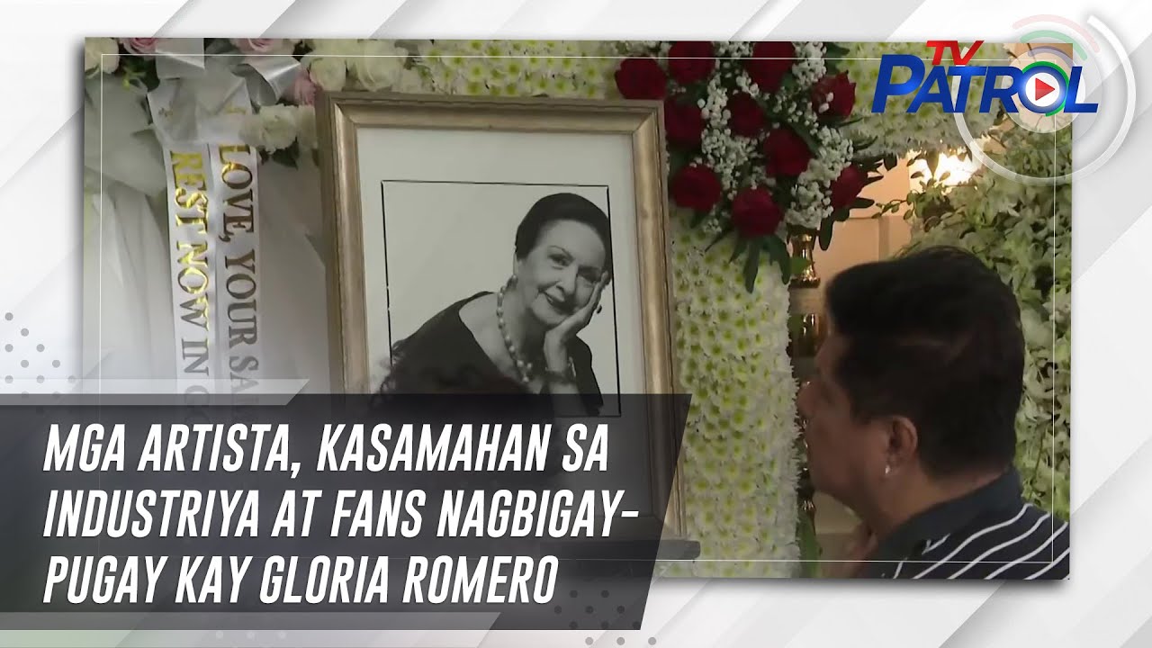 Mga artista, kasamahan sa industriya at fans nagbigay-pugay kay Gloria Romero | TV Patrol