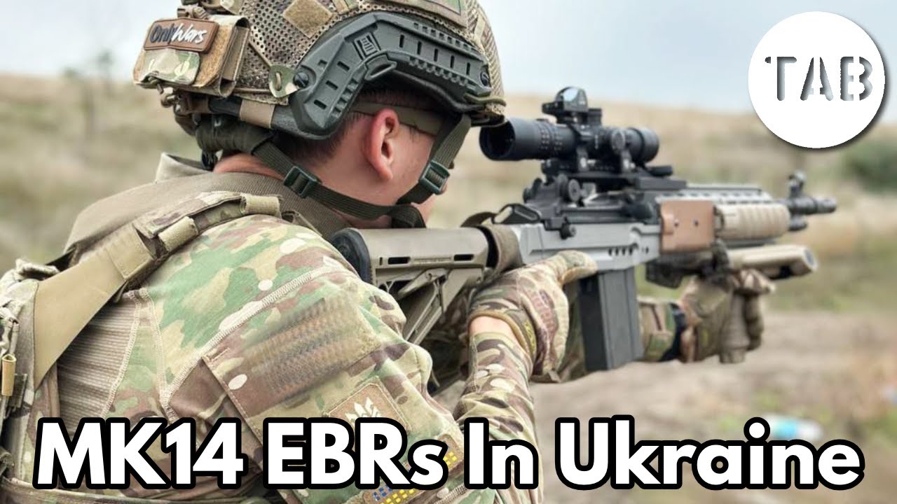 Усовершенствованные боевые винтовки Mk14 на Украине