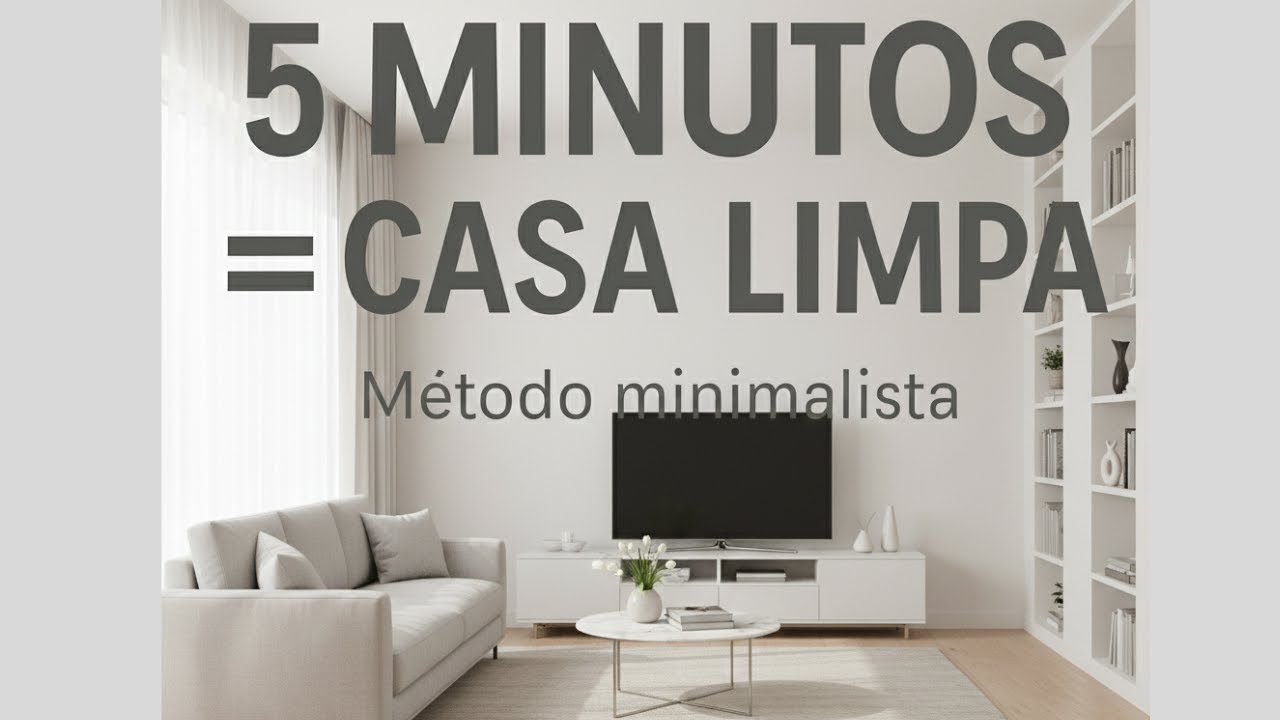 A ROTINA DE 5 MINUTOS Que Deixa Sua Casa SEMPRE LIMPA (Sem Faxina!