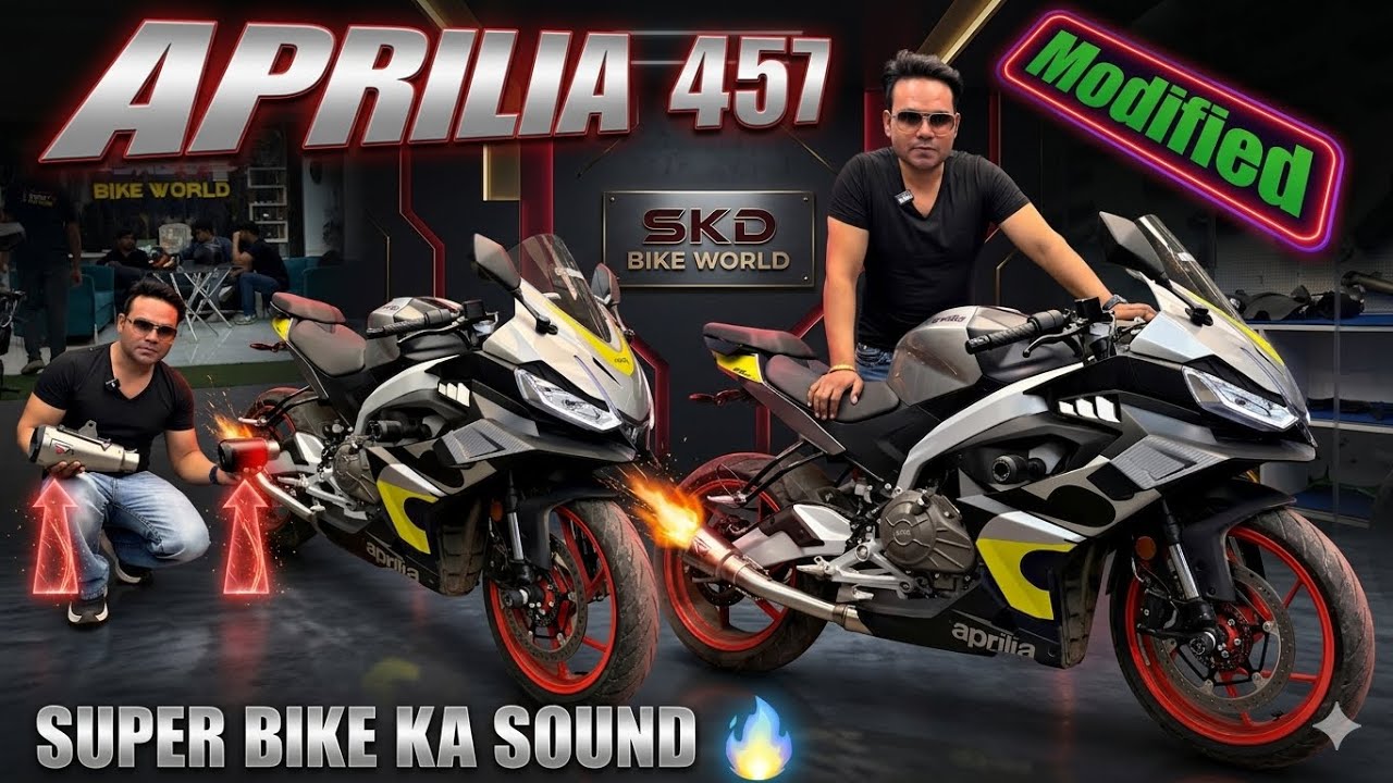 Full Exhaust on Aprilia RS 457 – Worth It or Waste of Money? 💰| Iske Baad Log Ruk Gaye