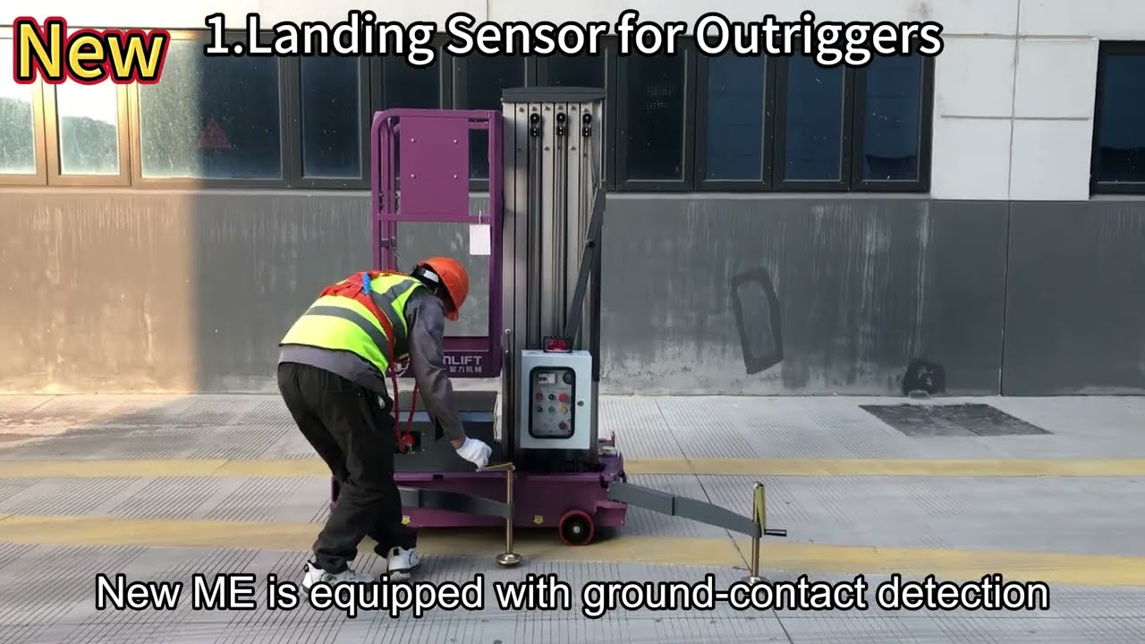 Upgrade Introduction About Single Mast Aluminum Aerial Work Platform