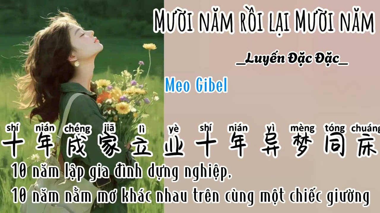 [Vietsub+Pinyin] Mười Năm, Mười Năm. Luyến Đặc Đặc. 十年又十年-恋特特