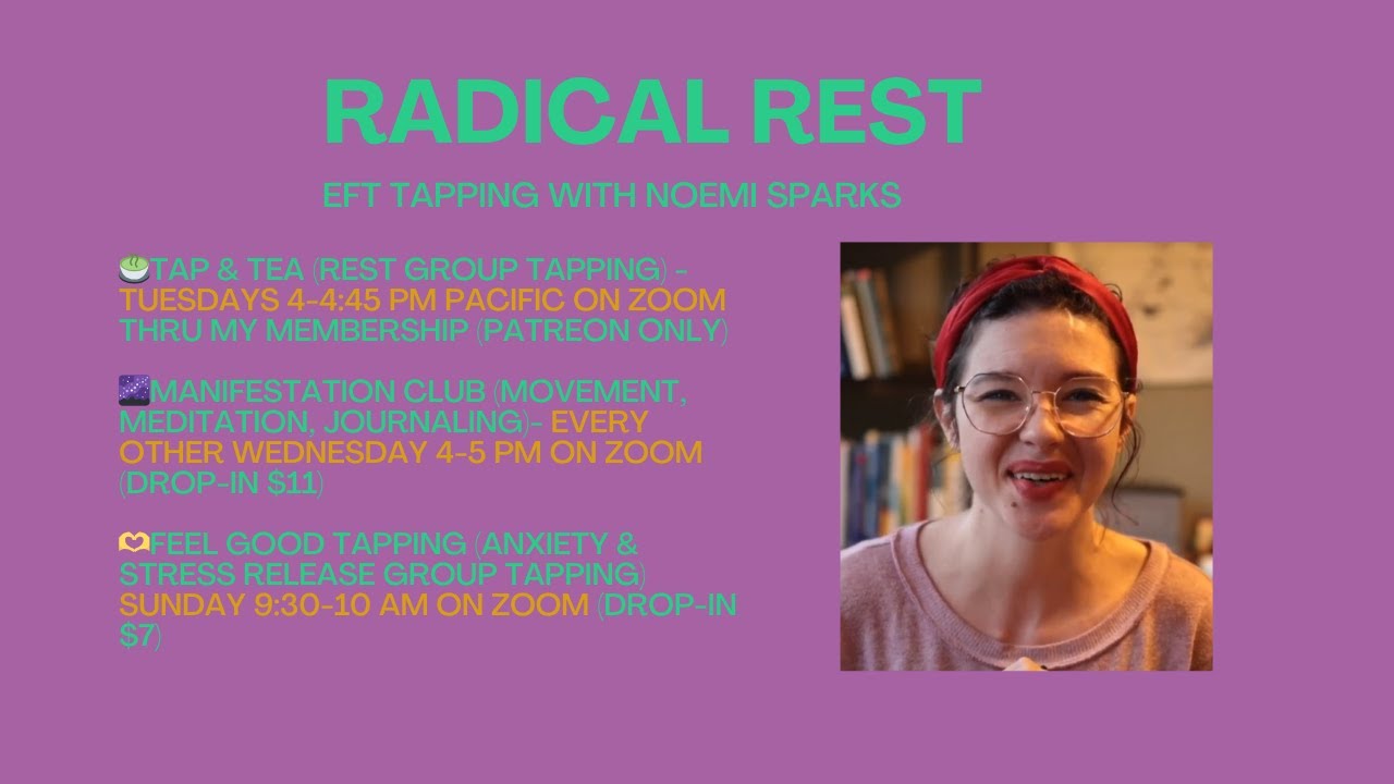 Tapping Affirmations on Radical Rest by The Nap Ministry