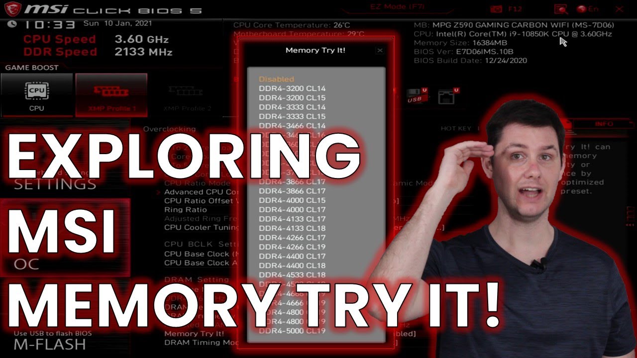 Попробуйте память MSI! на Z590 Carbon EK X | SB#20