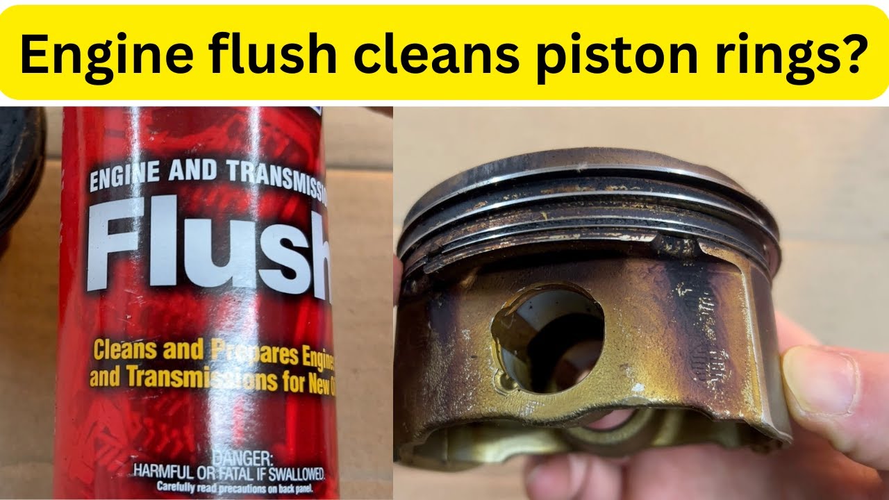 Engine flush works to clean engine! Can engine flush clean piston rings to stop oil consumption?