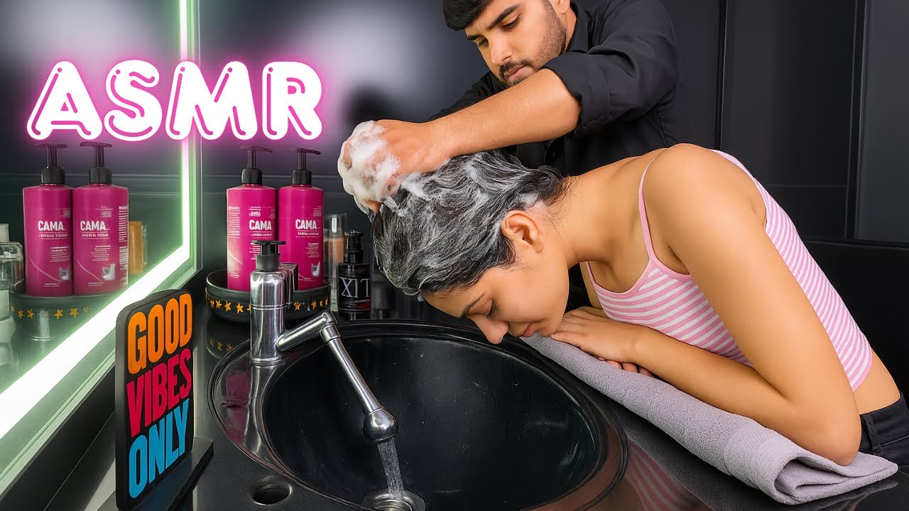 #64 | Relaxing ASMR Hair Wash: Ultimate Head Spa Experience@asmrcity