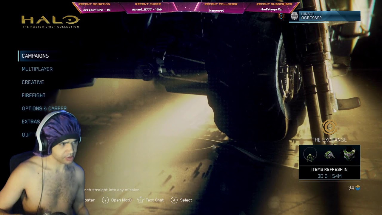 playing halo 2 for the first time