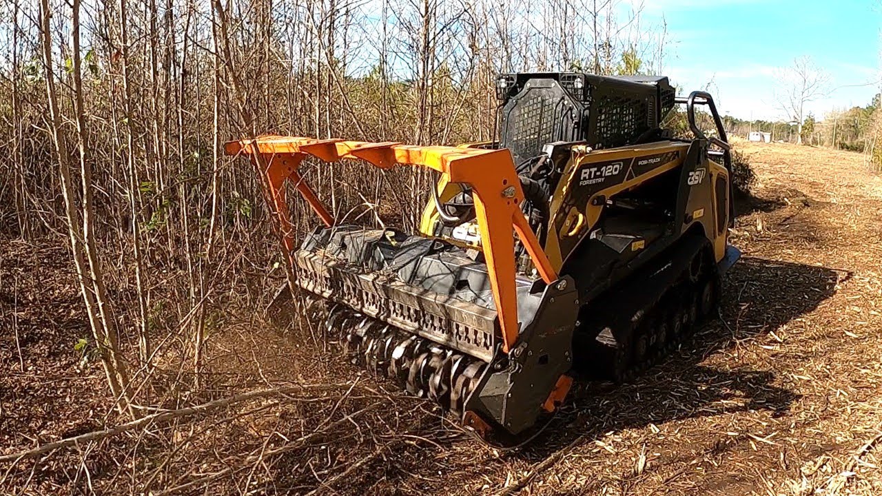 SWAMPED OUT! Mulching Into A Hidden Swamp Takes This Mulching Job Off The Rails!