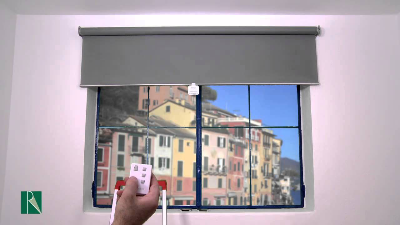 Tenda a rullo automatica QMotion Resstende MONTAGGIO