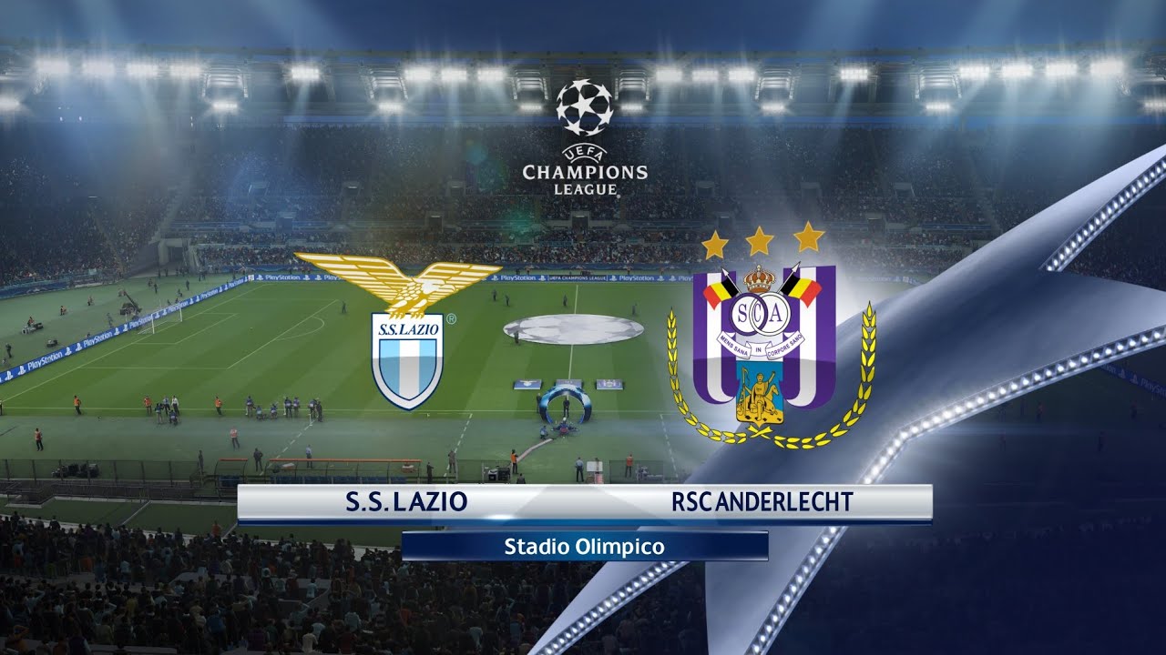 Lazio vs RSC Anderlecht UEFA Champions League - PES 2018 Master League Ep. 136