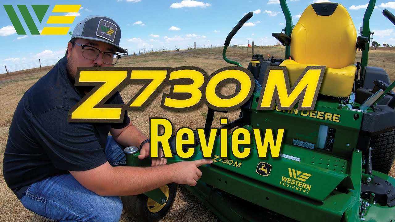 Обзор и осмотр газонокосилки John Deere Z730M Zero Turn 2022 года