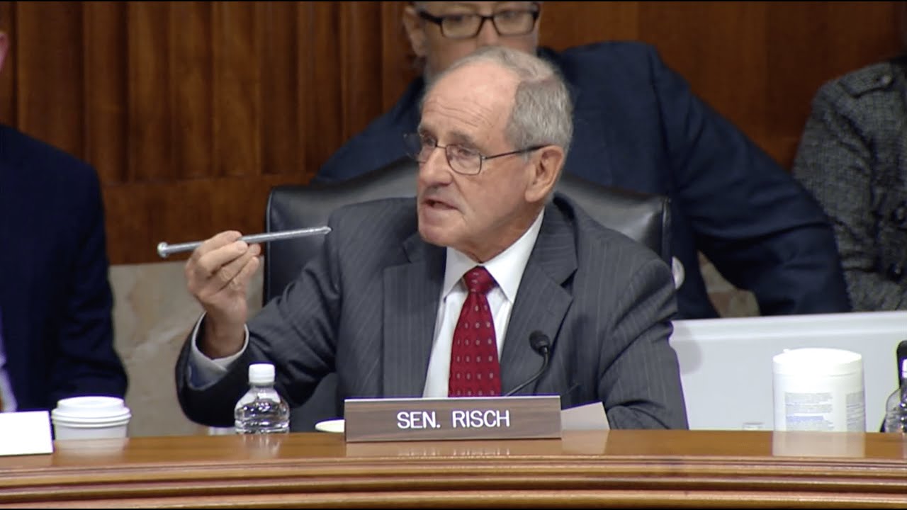 Senator Risch Questions the Qualifications of Eco-Terrorist Tracy Stone-Manning