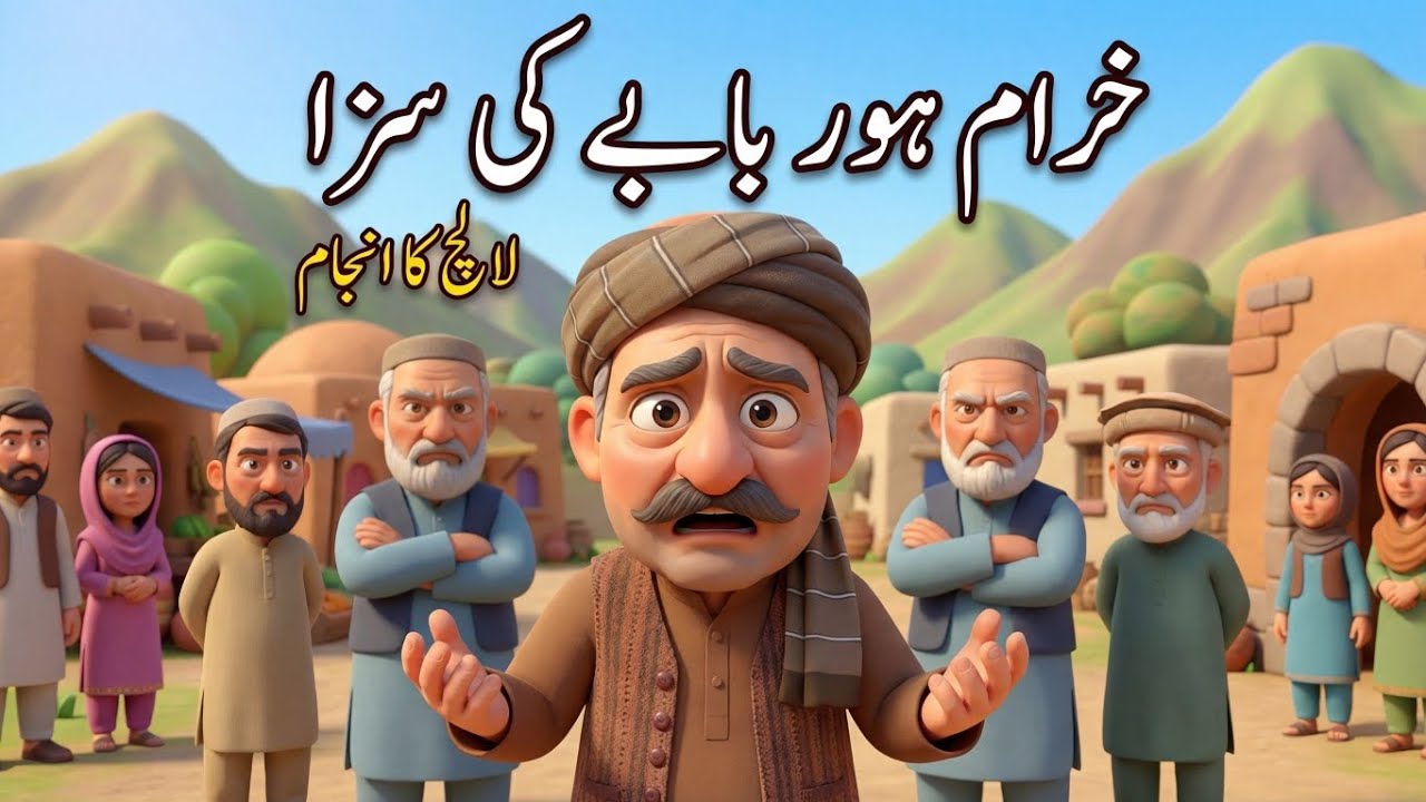 Kharam Hor Babey Ki Saza | Lalach Ka Anjaam | Sabak Amoz Kahani (End Tak Zaroor Dekhna)