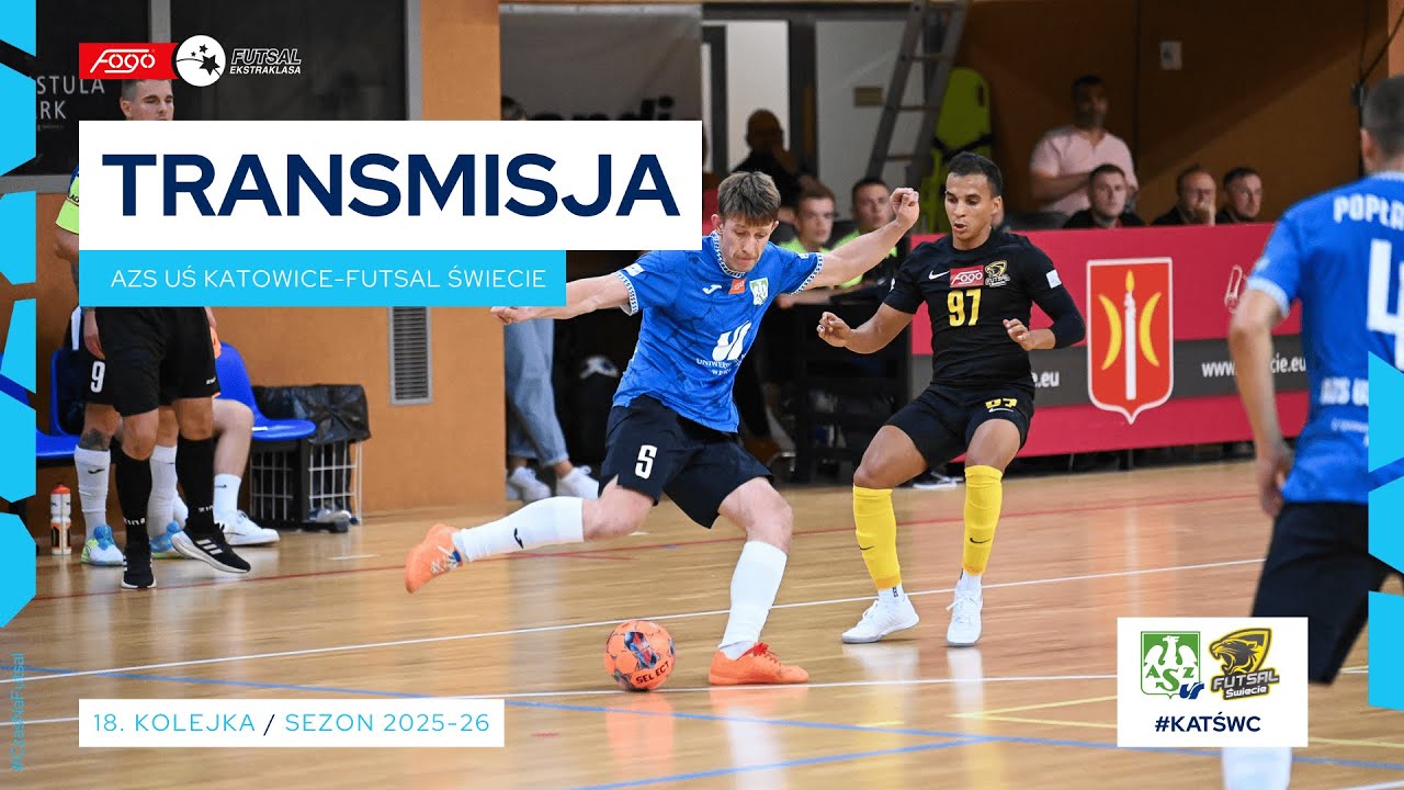 AZS UŚ KATOWICE-FUTSAL ŚWIECIE| NA ŻYWO | 18. KOLEJKA 2025/26