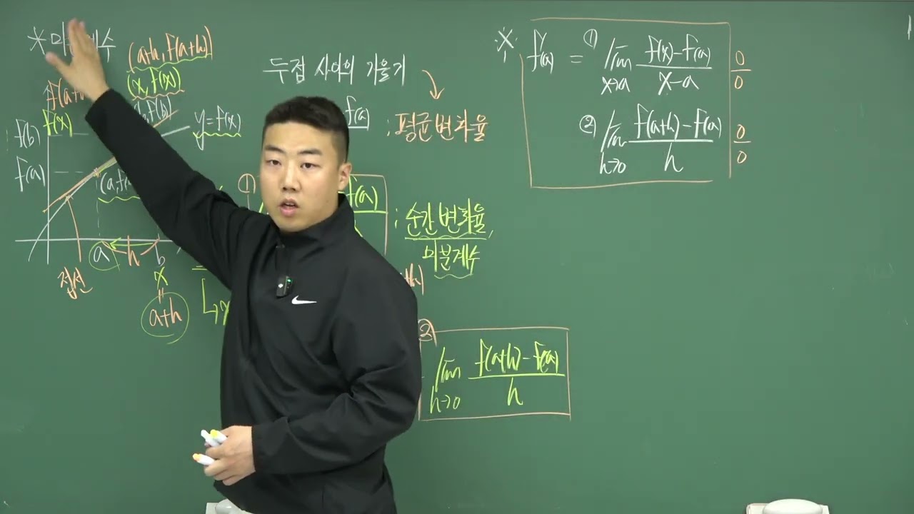 [미적1] 미분계수