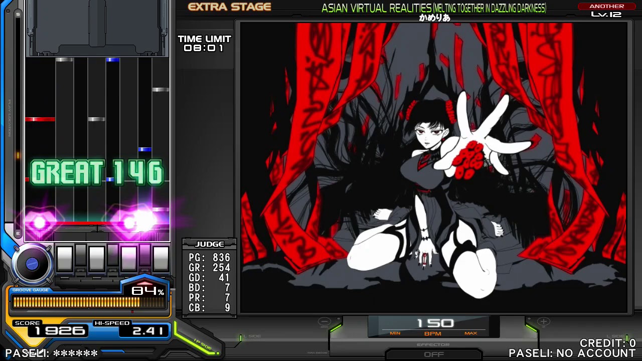 beatmania IIDX 28 BISTROVER ASIAN VIRTUAL REALITIES (MELTING TOGETHER IN DAZZLING DARKNESS) SPA 正規