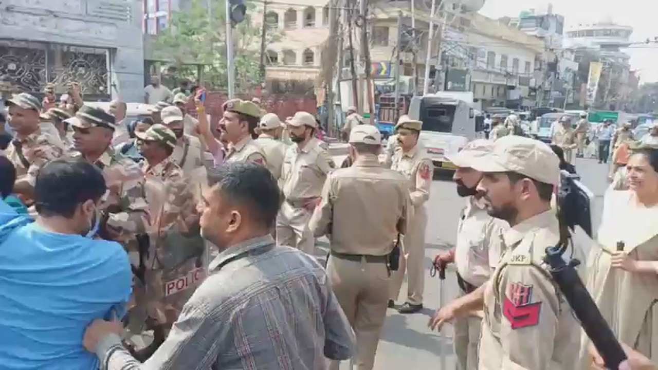 Congress ka Statehood ko lekar protest