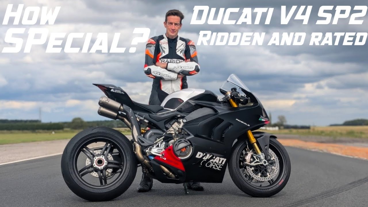 How SPecial is a Ducati Panigale V4 SP2? Fast Italian ridden and rated.
