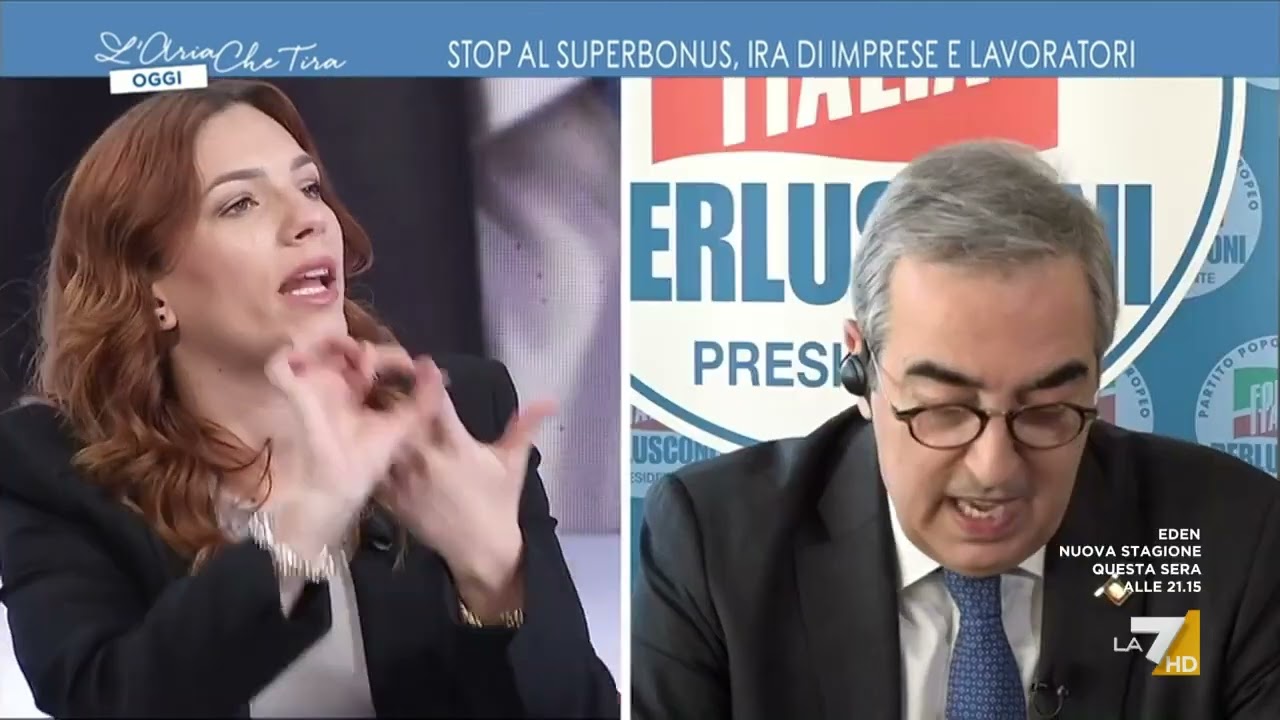Maurizio Gasparri contro Luca Telese: 