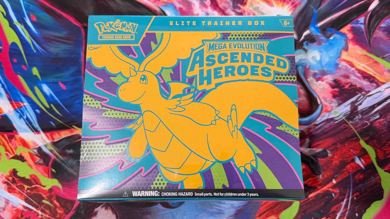 We got lucky at the Pokemon machine! Ascended Heroes ETB!