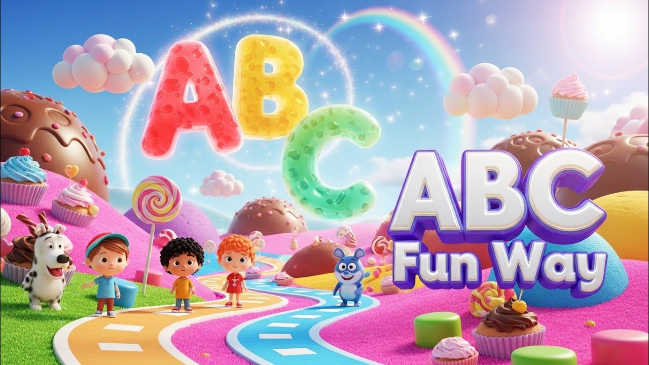 ABC Fun Way Poem| Learn ABC | Long video compilation | Alphabets Lesson for kids #abcpoem #alphabet