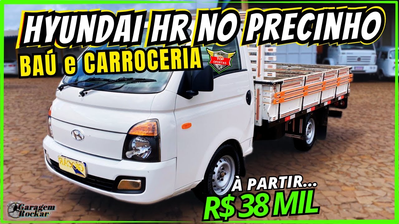 HYUNDAI HR 100 BAÚ FECHADO e CARROCERIA a VENDA no PRECINHO {À PARTIR DE 38 MIL} #hyundaihr #rockar