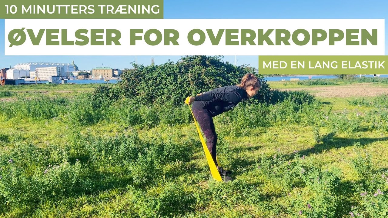 ØVELSER FOR OVERKROPPEN MED EN LANG TRÆNINGSELASTIK | 10 MINUTTERS TRÆNING