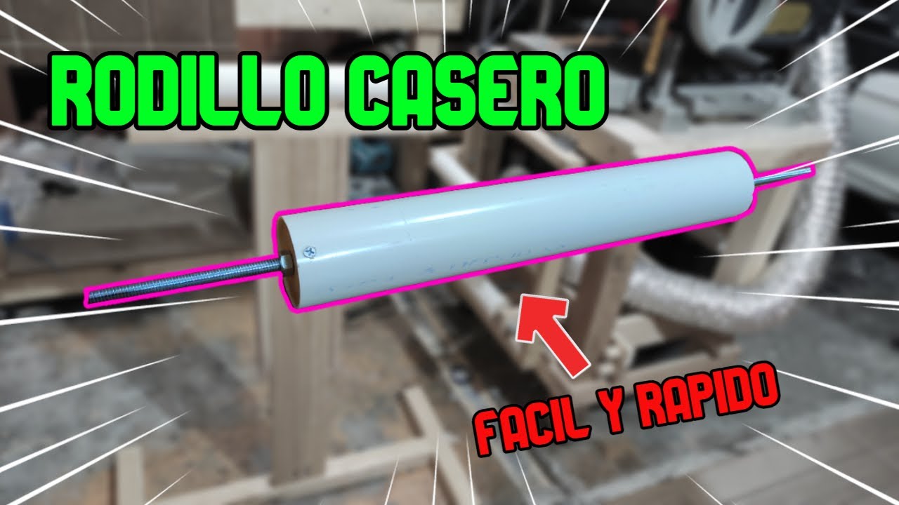 COMO HACER UN RODILLO CASERO Facil y rapido