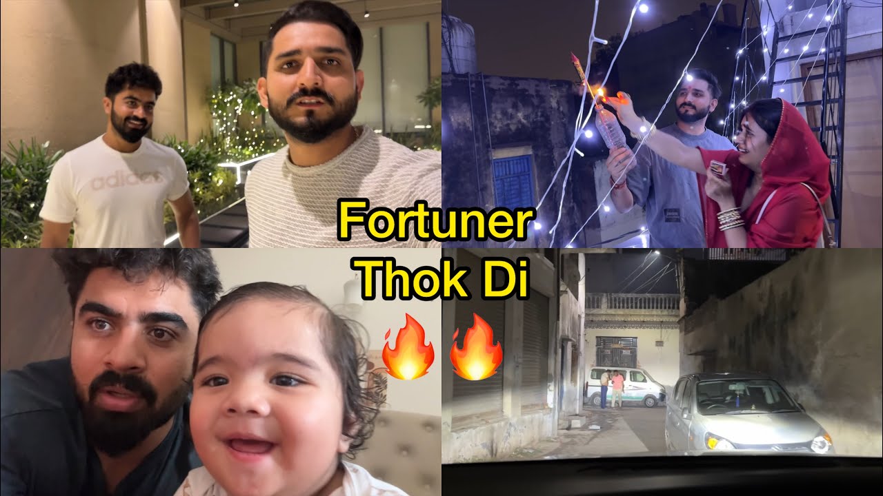 Fortuner thok di gaanv ki galiyo mein Jatin ne🔥
