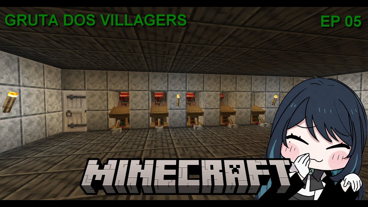 A Gruta dos Villagers! - Minecraft Mundo Eterno EP05