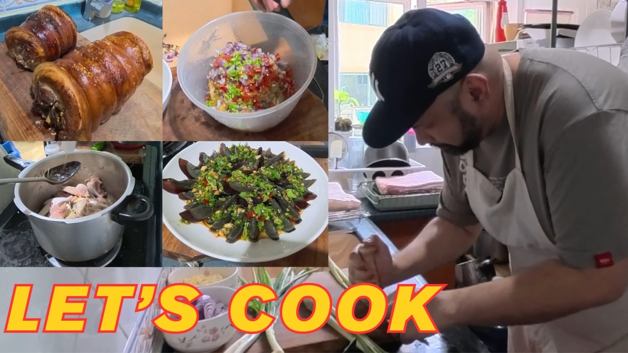 PORK BELLY LITSON | SINIGANG NA ISDA | ENSALADANG TALONG | CENTURY EGG WITH CHILI SAUCE