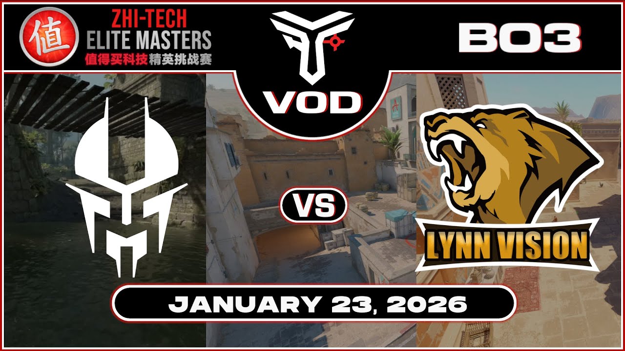 Eruption vs Lynn Vision | Zhi-Tech Elite Masters 2026 | #BO3 | @TrottahCS [ #cs2 #vod ]