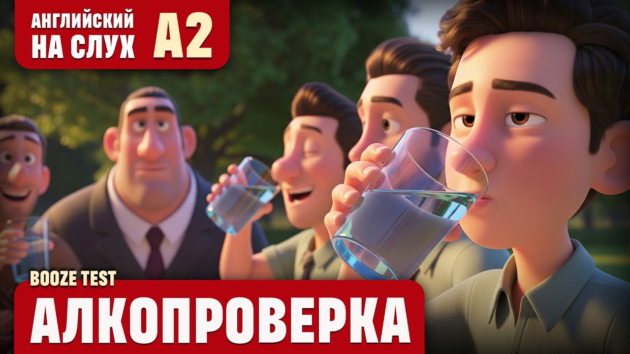 Алкопроверка. Весёлый рассказ (уровень А2). Английский на слух.