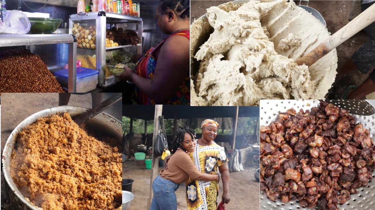 Cooking KELEWELE+ FOOD JOINT in Berekum,Ghana ||how I started my business || Street food VLOG2022