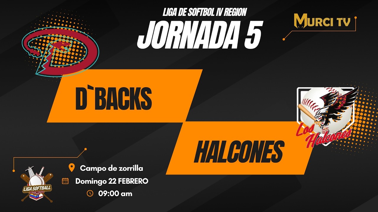 D`BACKS VS HALCONES //J5 LIGA DE SOFTBOL IV REGION