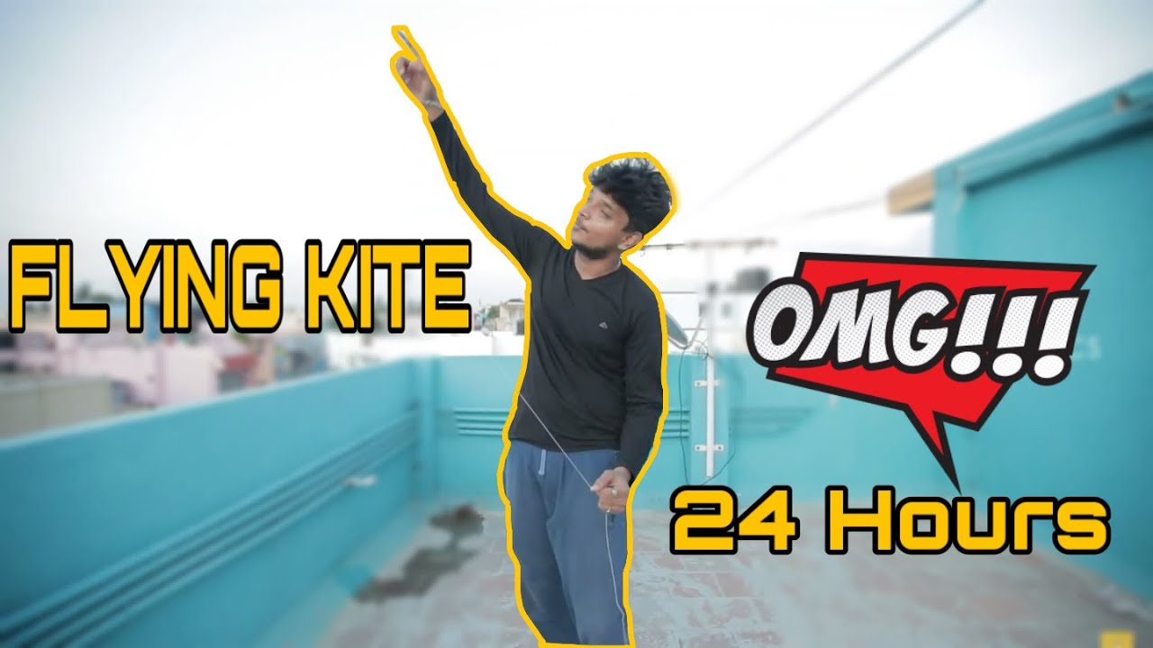 Flying Kite for 24Hrs Straight