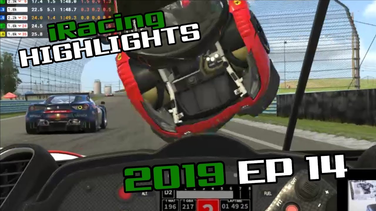 iRacing Twitch Highlights, 2019 Ep. 14 (Fails, Wins and Funny Moments)