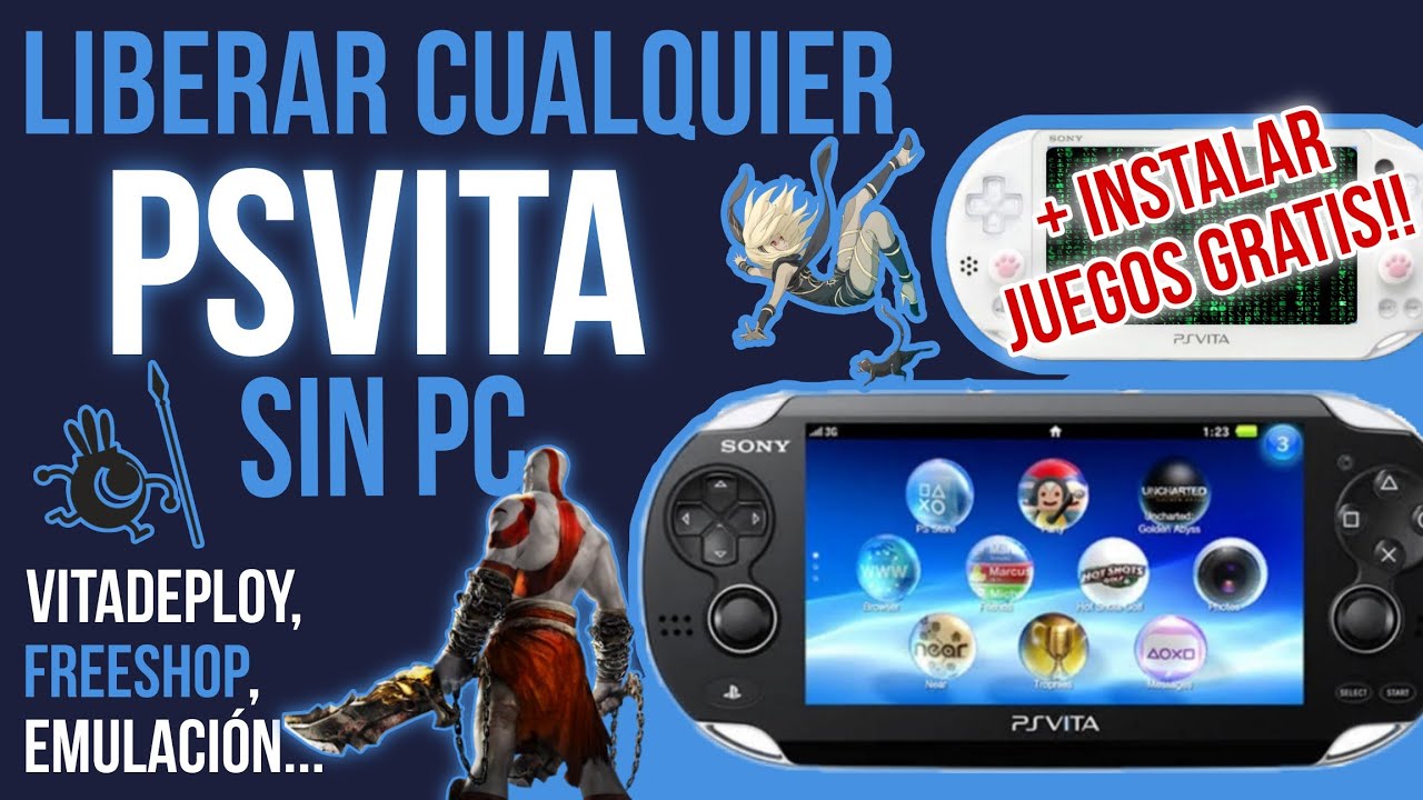 LIBERAR PSVITA + VITADEPLOY + FREESHOP + EMULADOR PSP | SIN PC NI USB | TUTORIAL FACIL ESPAÑOL