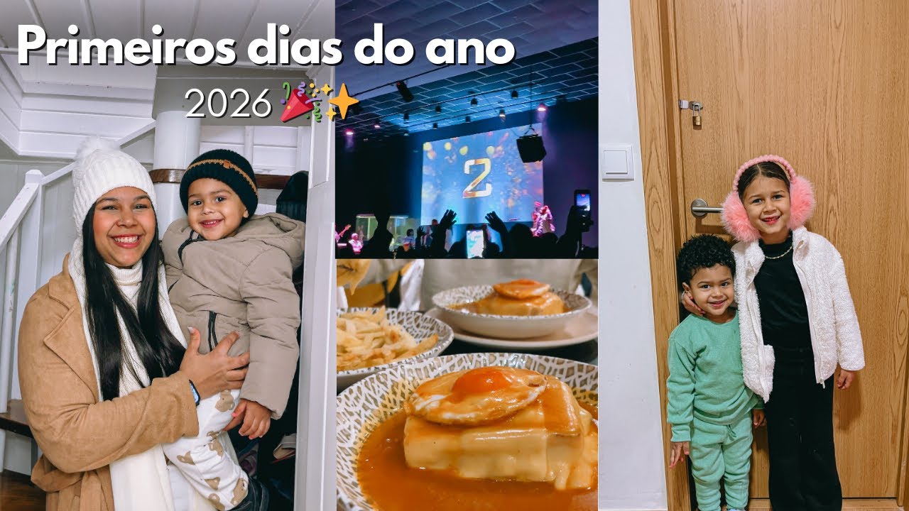 Primeiros dias do ano ✨ virada na igreja, passeios e meu aniversário