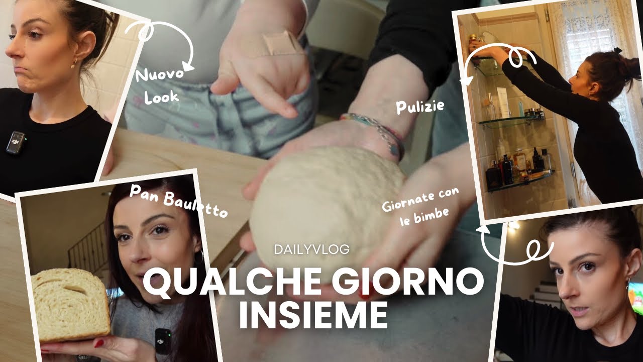Preparo il pan bauletto|Ho cambiato look!!!VLOG Qualche giorno insieme ✨